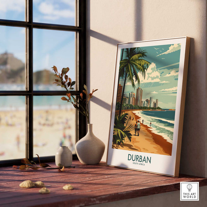 Durban Travel Poster-This Art World