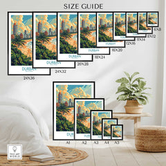 Durban Travel Print South Africa-This Art World