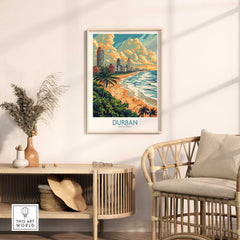 Durban Travel Print South Africa-This Art World