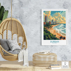 Durban Travel Print South Africa-This Art World