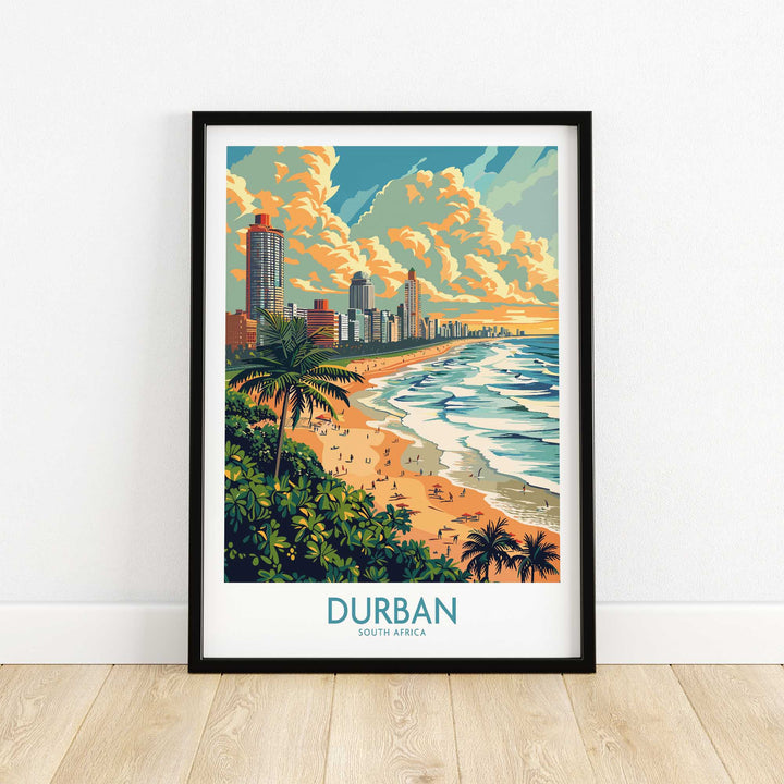 Durban Travel Print South Africa-This Art World