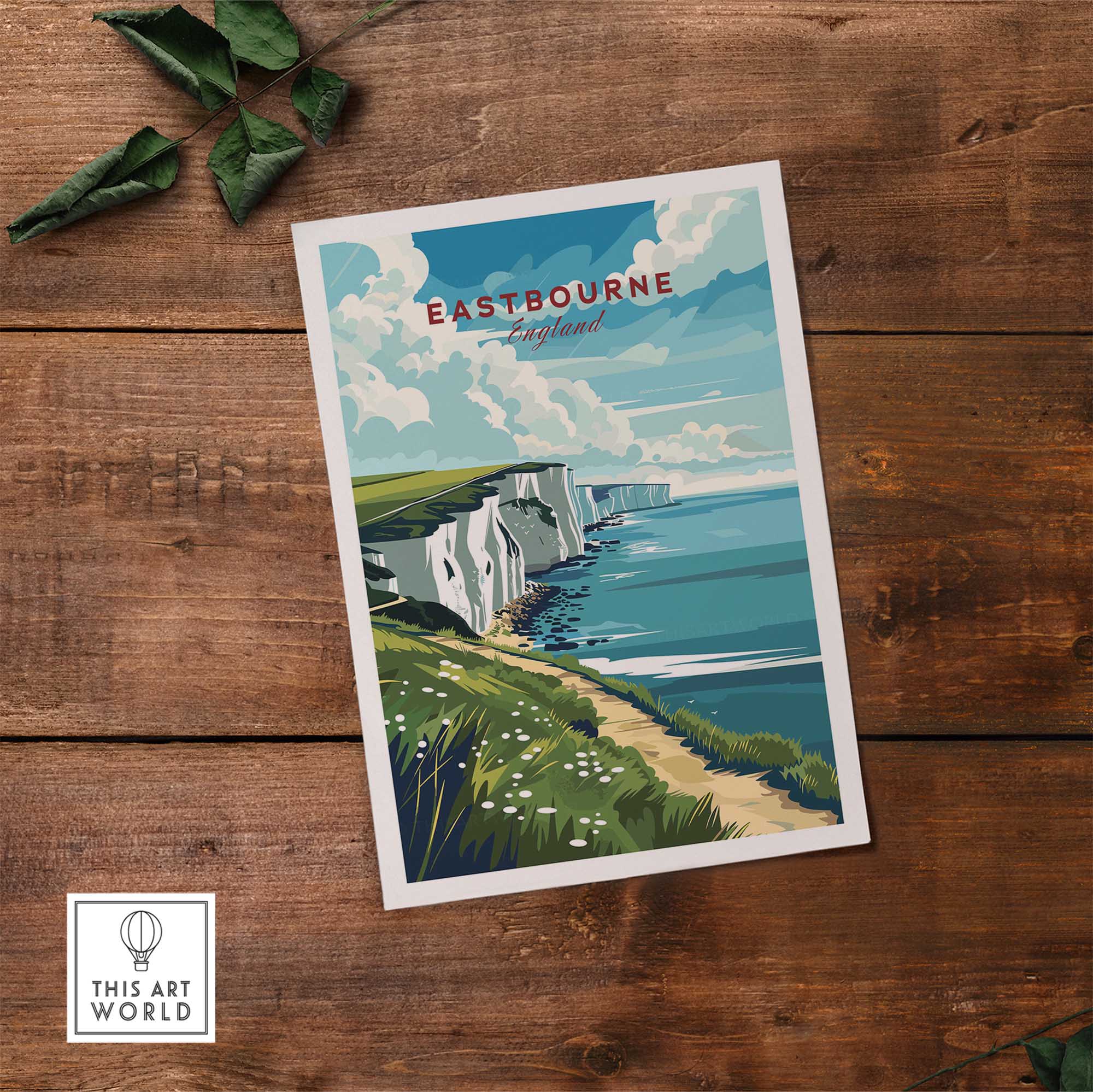 Eastbourne Travel Poster-This Art World