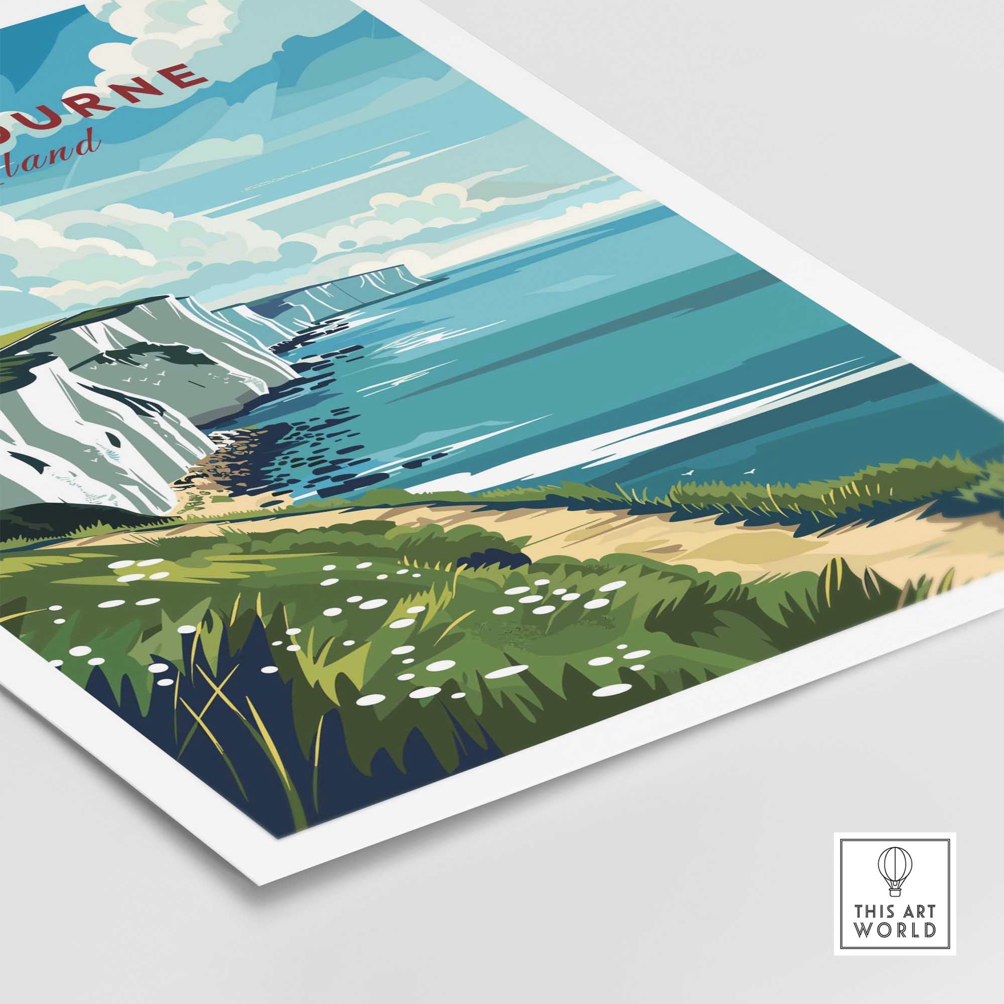 Eastbourne Travel Poster-This Art World