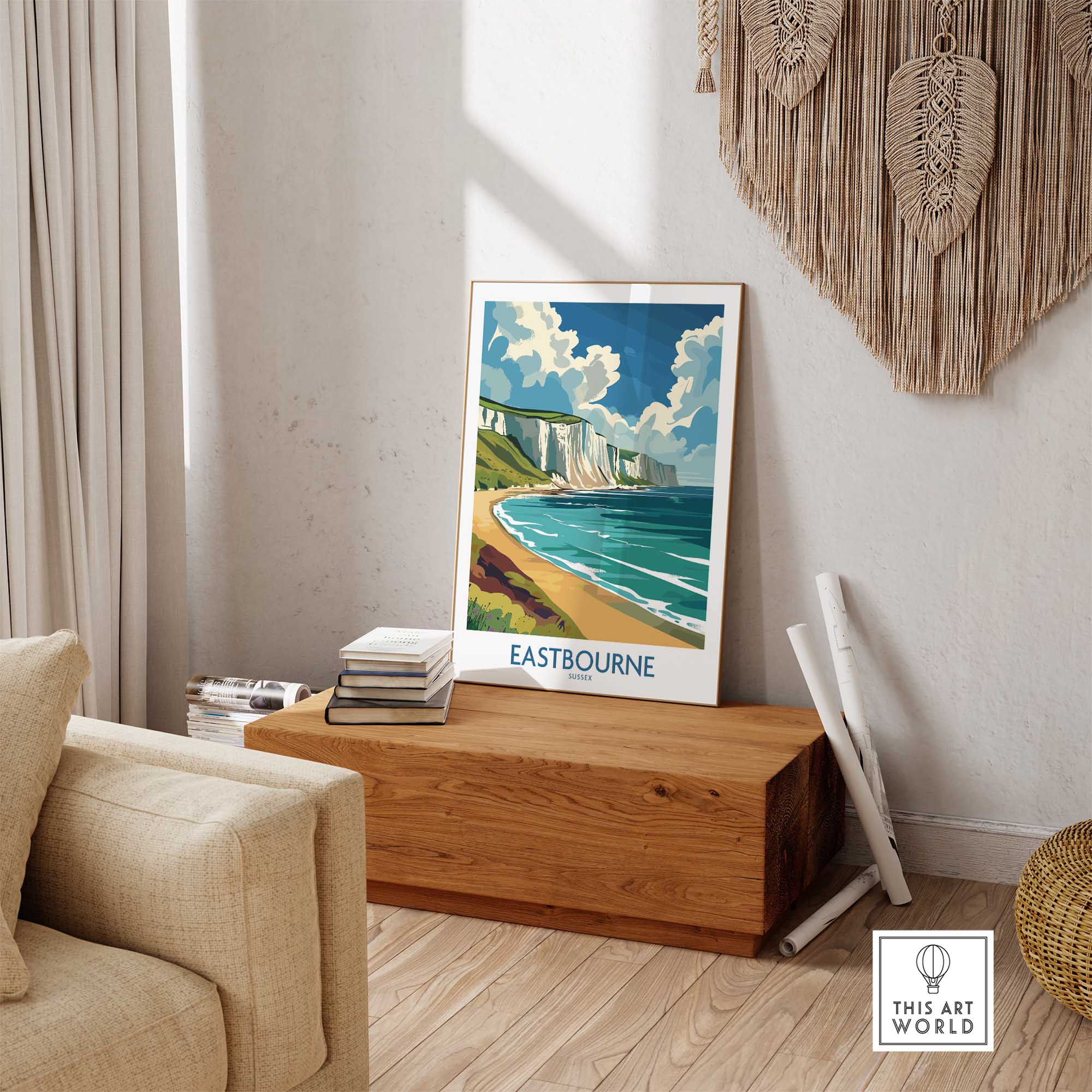 Eastbourne Travel Poster - United Kingdom-This Art World