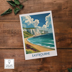 Eastbourne Travel Poster - United Kingdom-This Art World
