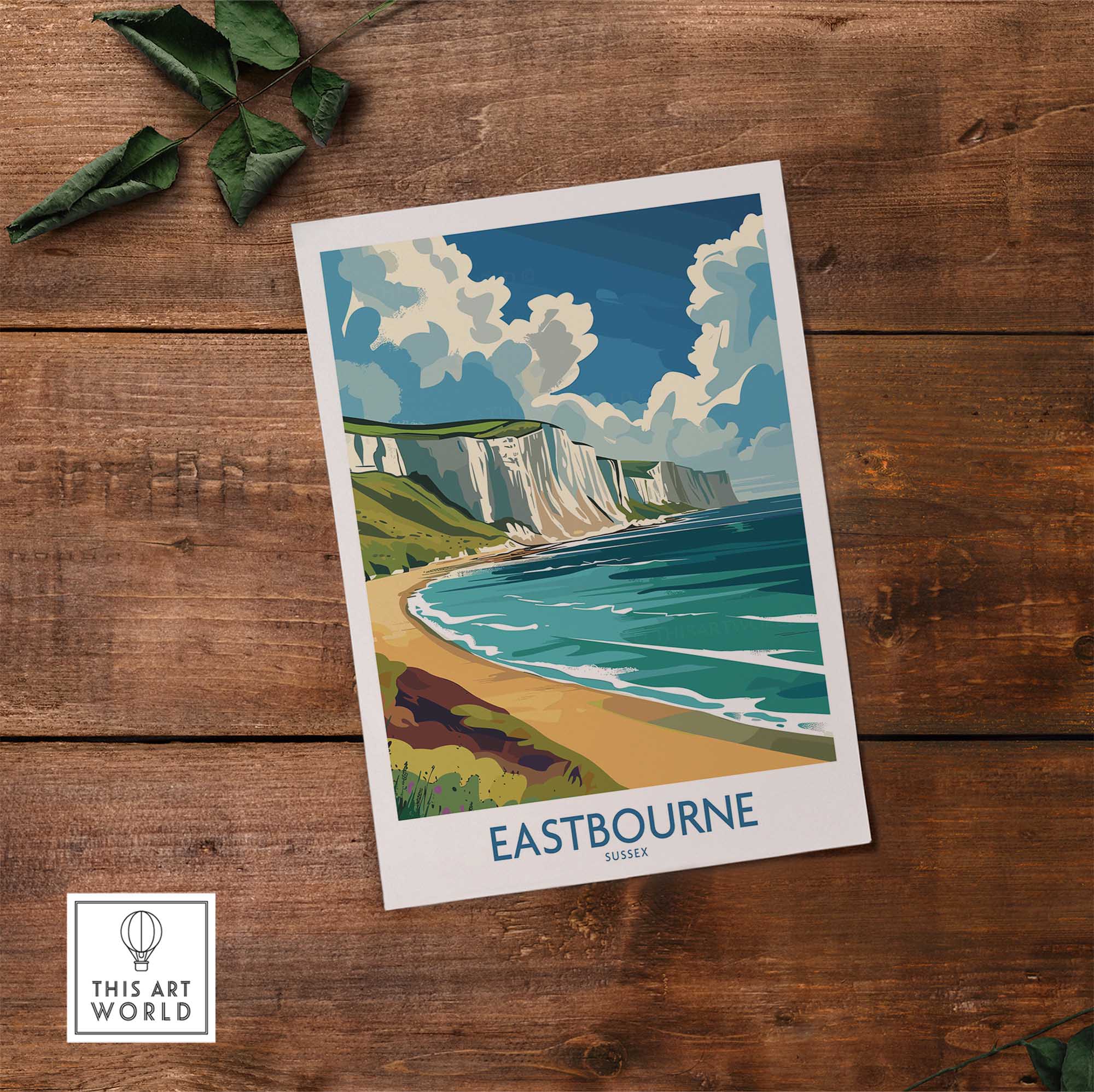 Eastbourne Travel Poster - United Kingdom-This Art World