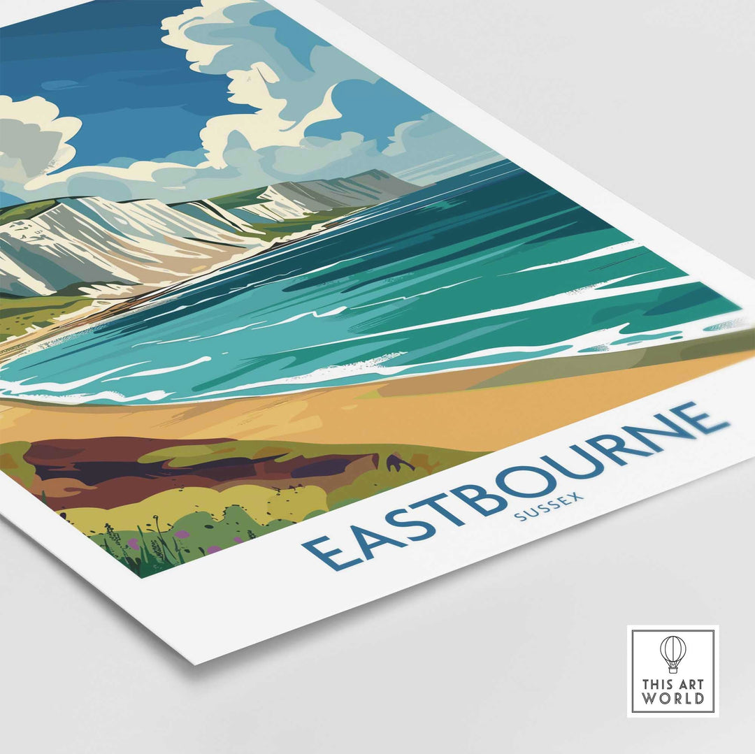 Eastbourne Travel Poster - United Kingdom-This Art World