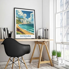 Eastbourne Travel Poster - United Kingdom-This Art World
