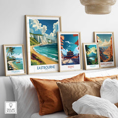 Eastbourne Travel Poster - United Kingdom-This Art World