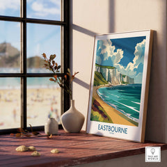 Eastbourne Travel Poster - United Kingdom-This Art World