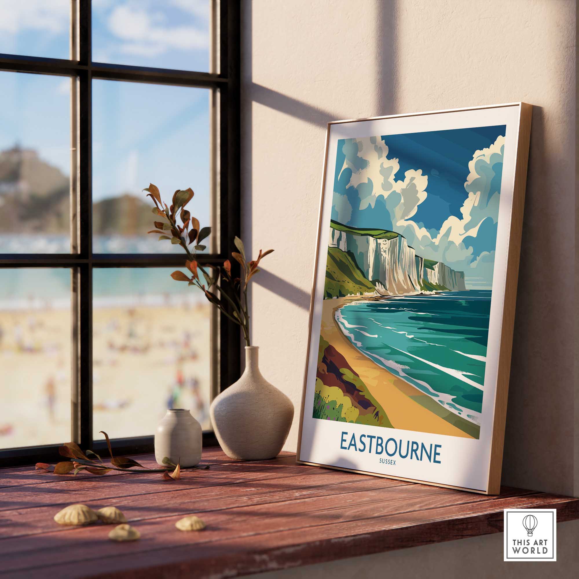 Eastbourne Travel Poster - United Kingdom-This Art World