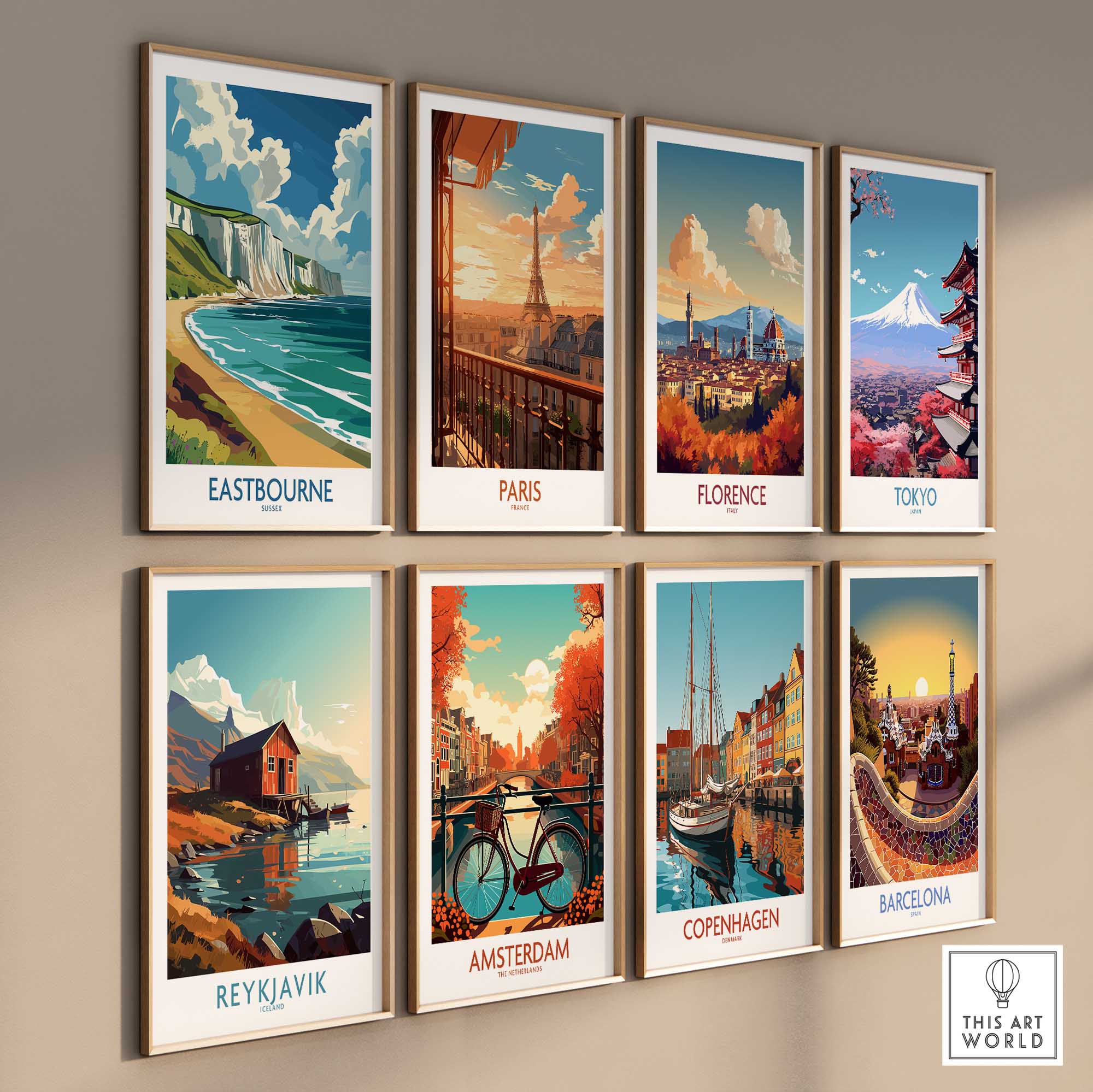 Eastbourne Travel Poster - United Kingdom-This Art World