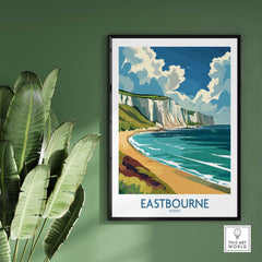 Eastbourne Travel Poster - United Kingdom-This Art World