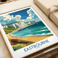 Eastbourne Travel Poster - United Kingdom-This Art World