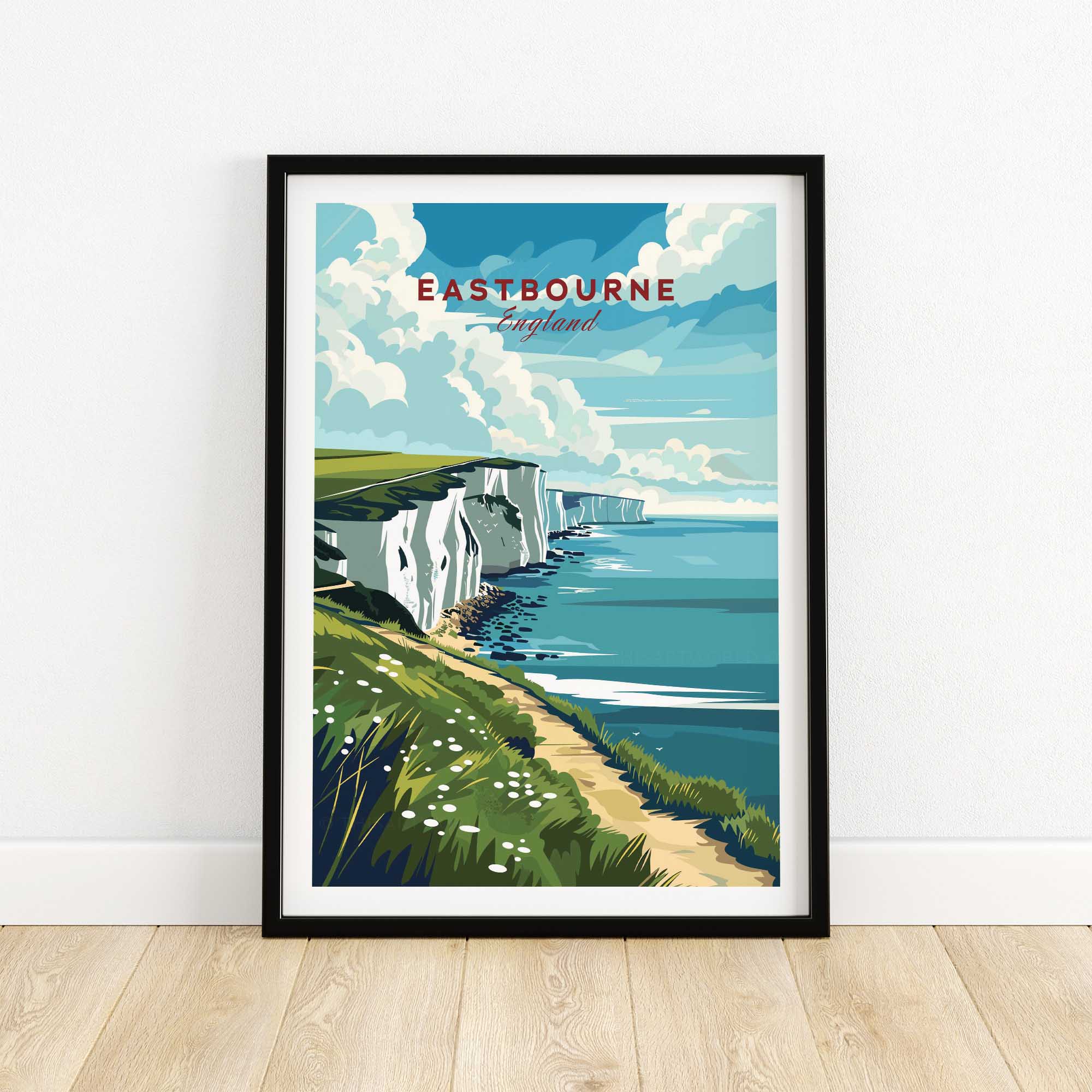Eastbourne Travel Poster-This Art World