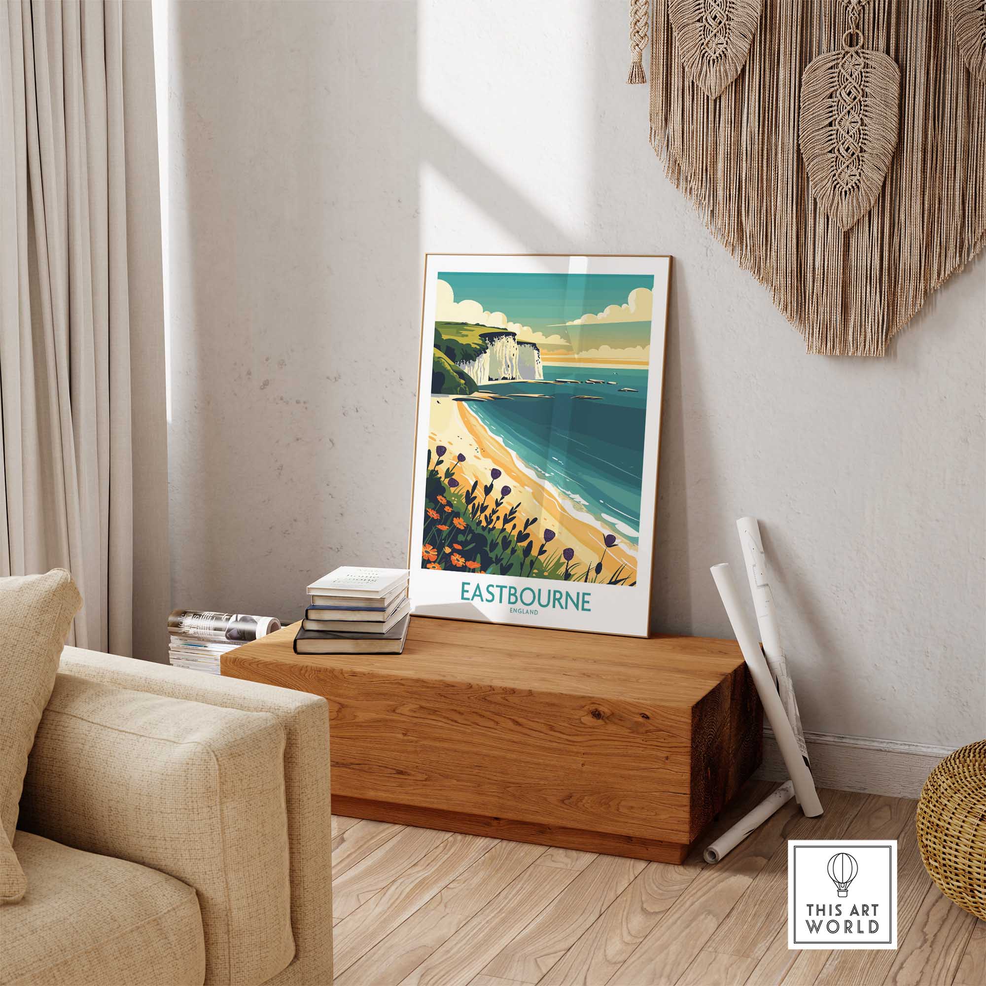 Eastbourne Travel Print-This Art World
