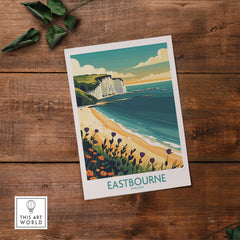 Eastbourne Travel Print-This Art World