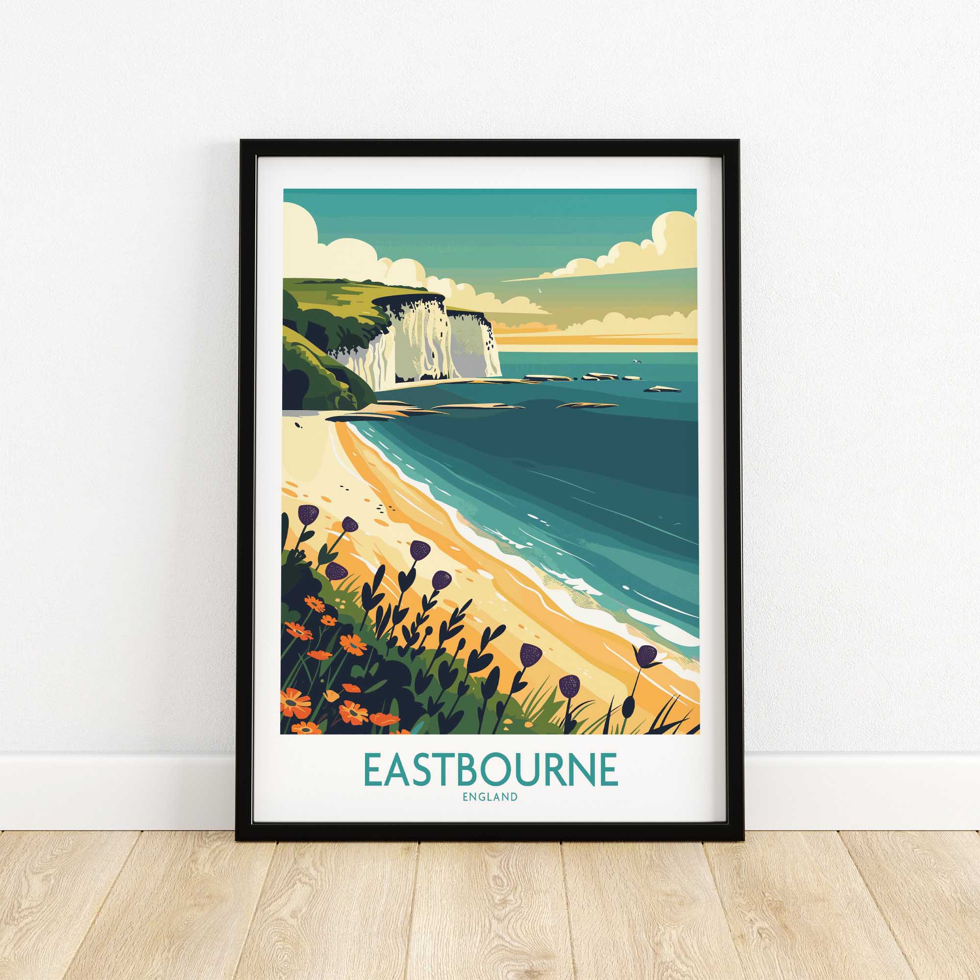 Eastbourne Travel Print-This Art World