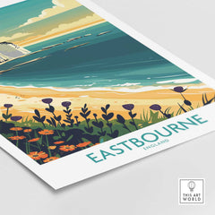 Eastbourne Travel Print-This Art World