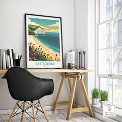 Eastbourne Travel Print-This Art World