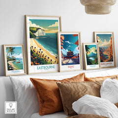 Eastbourne Travel Print-This Art World