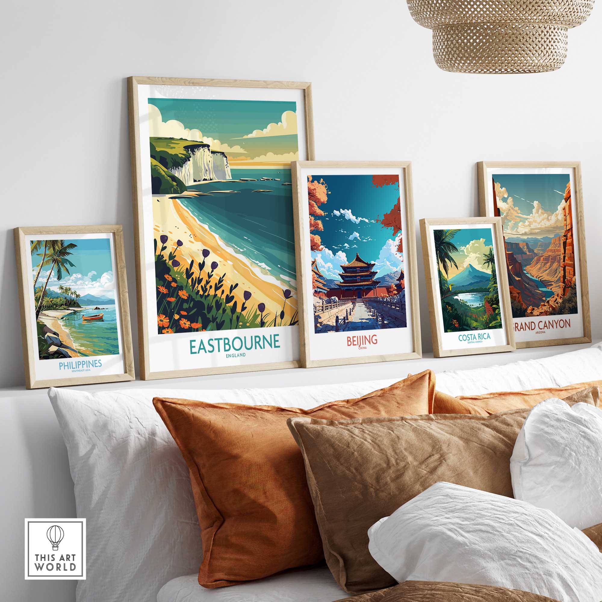 Eastbourne Travel Print-This Art World