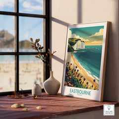 Eastbourne Travel Print-This Art World