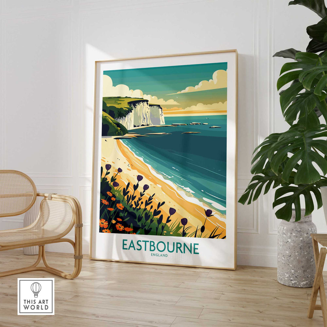 Eastbourne Travel Print-This Art World