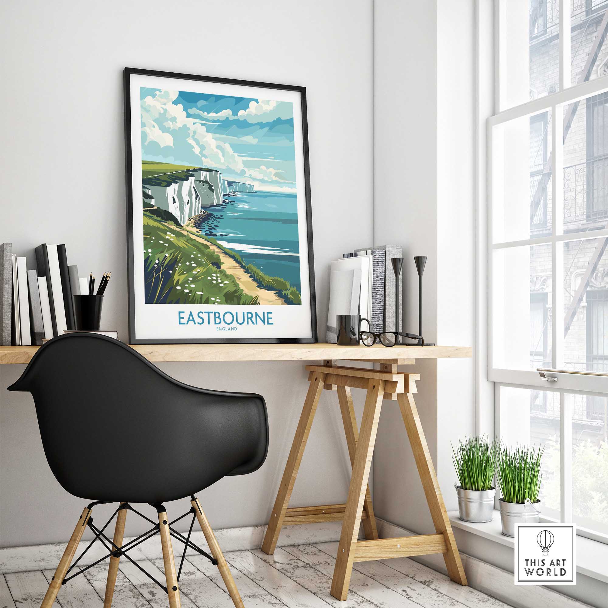 Eastbourne Wall Art Print-This Art World