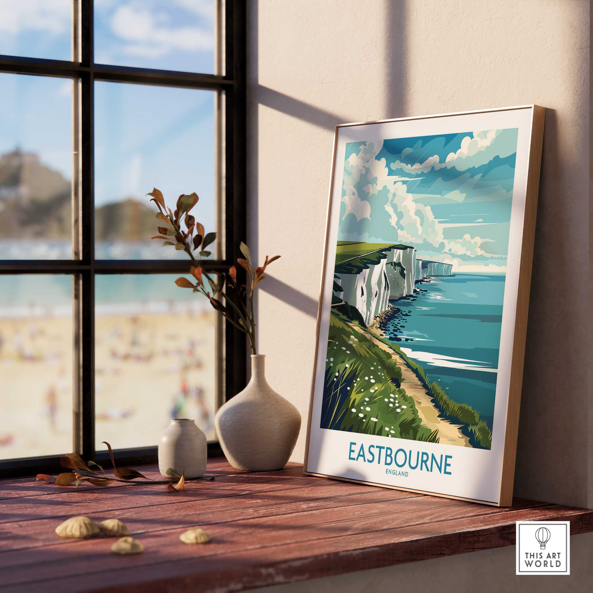 Eastbourne Wall Art Print-This Art World