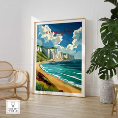 Eastbourne Wall Art Print - United Kingdom Travel Poster-This Art World