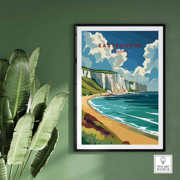 Eastbourne Wall Art Print - United Kingdom Travel Poster-This Art World