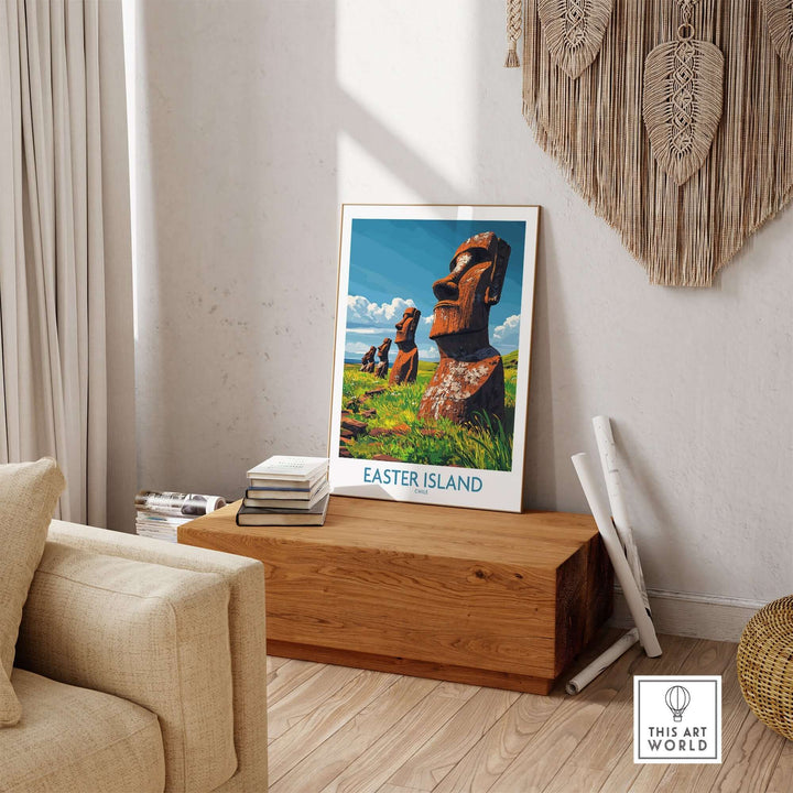 Easter Island Art Print