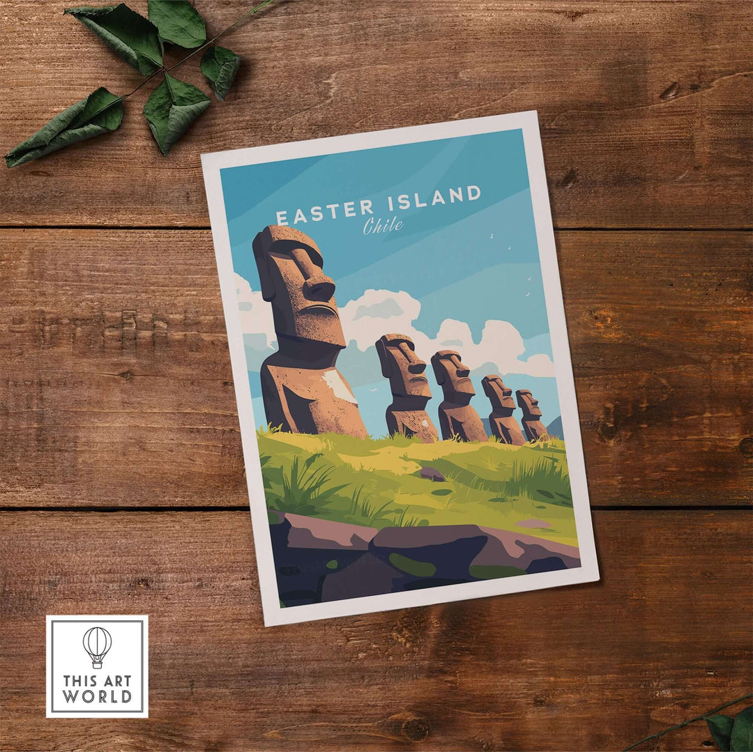 Easter Island Travel Print