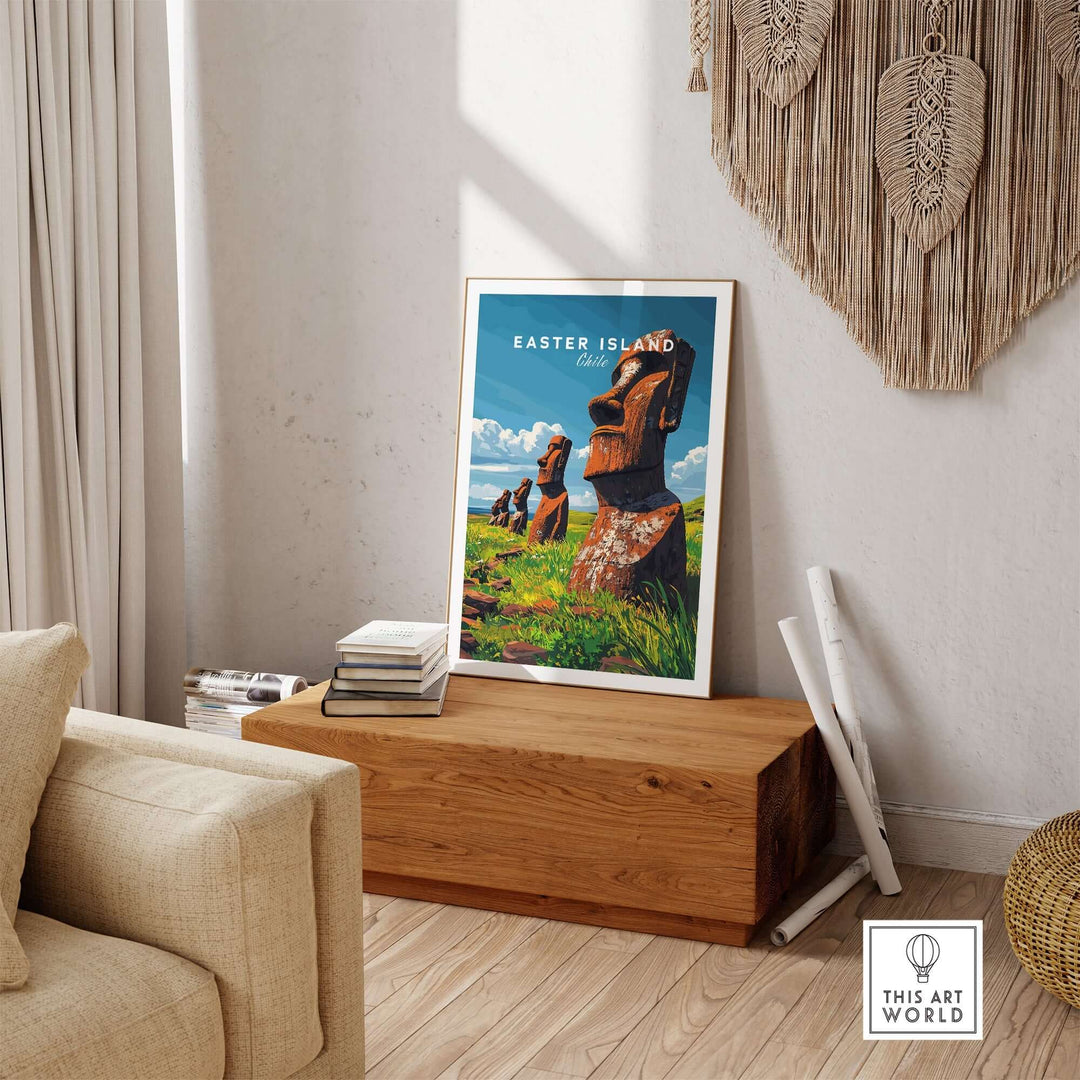 Easter Island Wall Art Poster