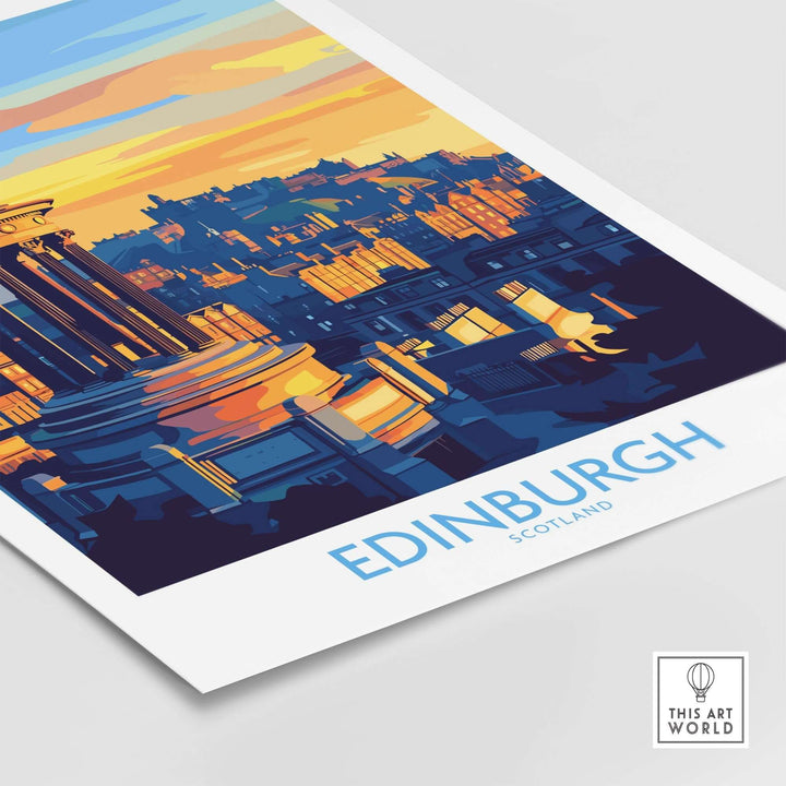 Edinburgh Travel Poster