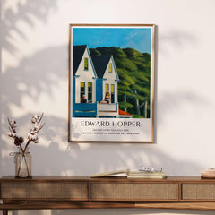 Edward Hopper Second Story Sunlight 1960 Art Print - Whitney Museum in a stylish room setup.