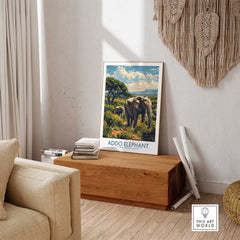 Elephant Print - Addo National Park-This Art World