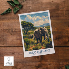 Elephant Print - Addo National Park-This Art World