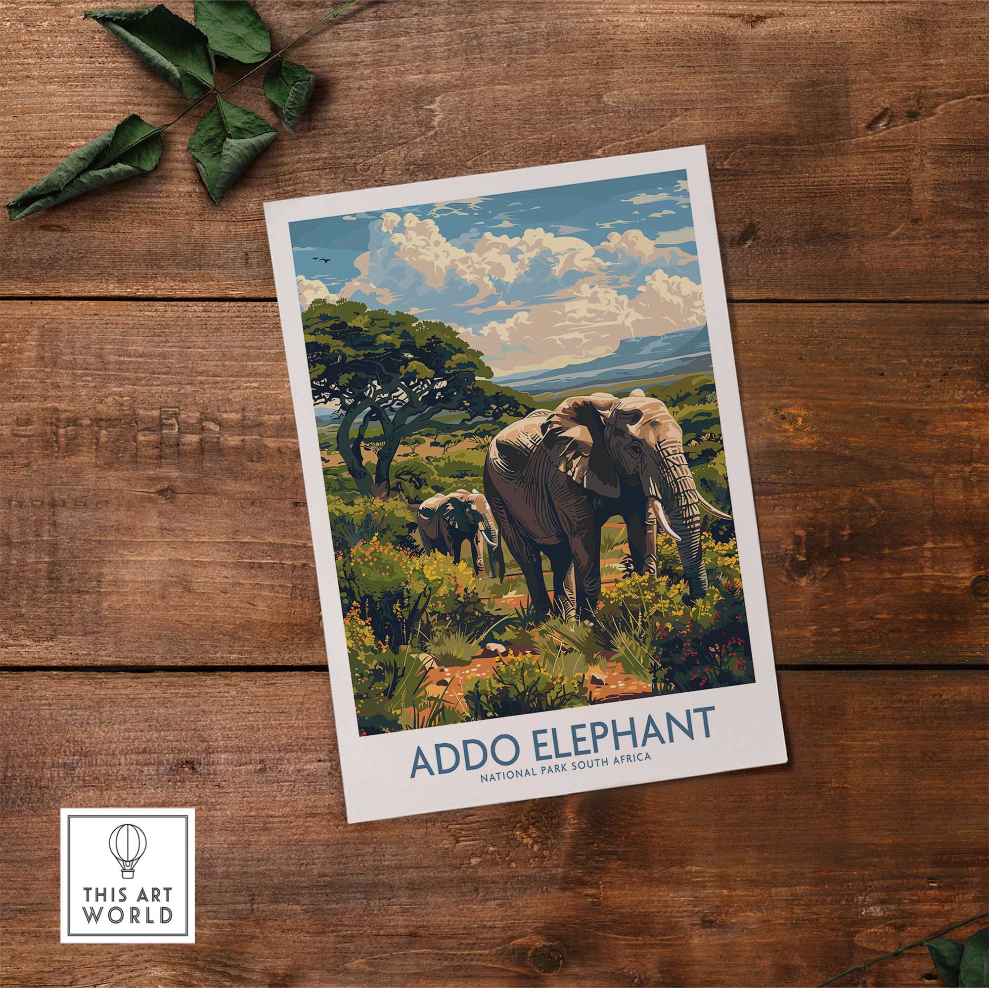 Elephant Print - Addo National Park-This Art World
