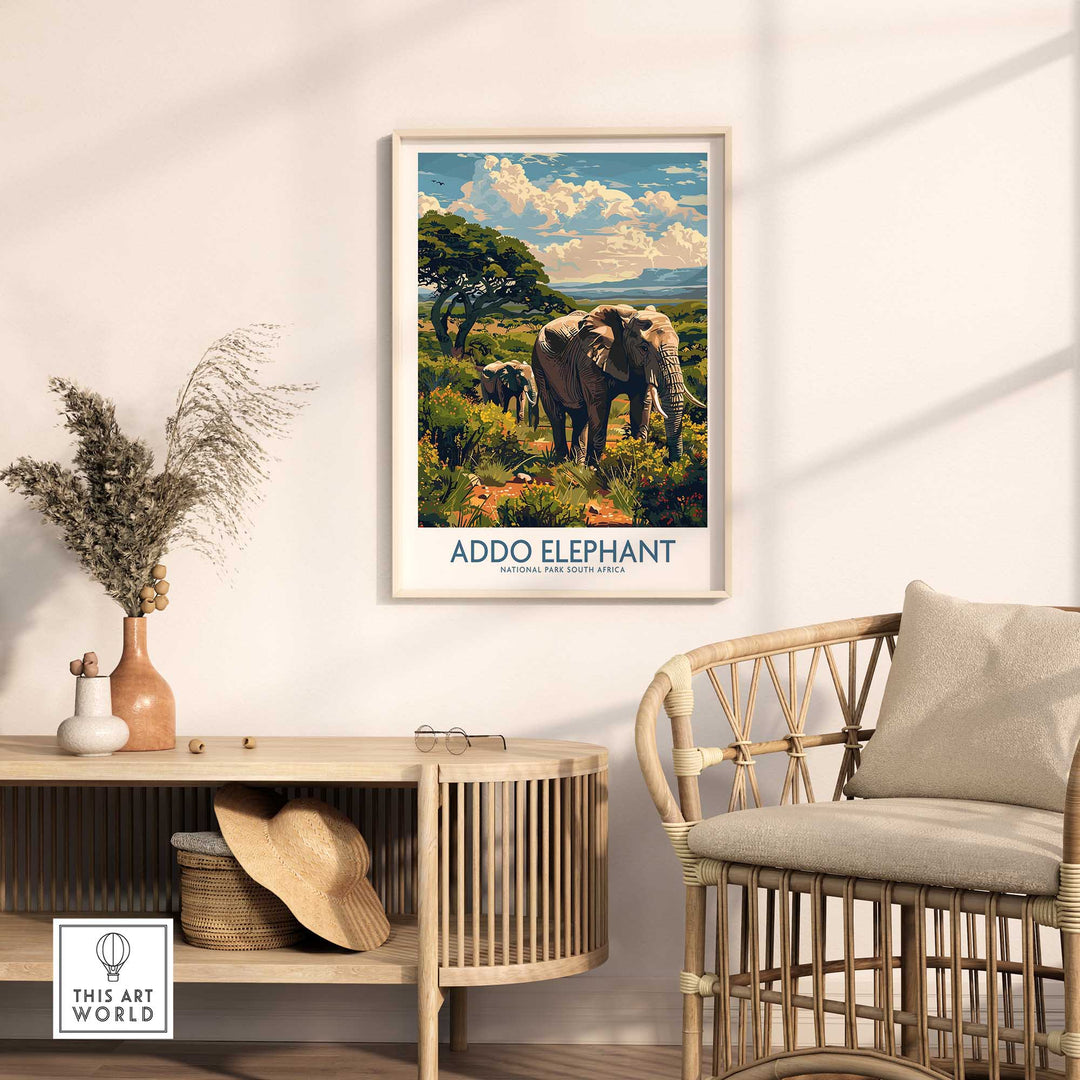 Elephant Print - Addo National Park-This Art World