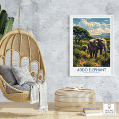 Elephant Print - Addo National Park-This Art World