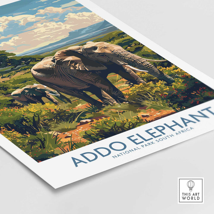 Elephant Print - Addo National Park-This Art World