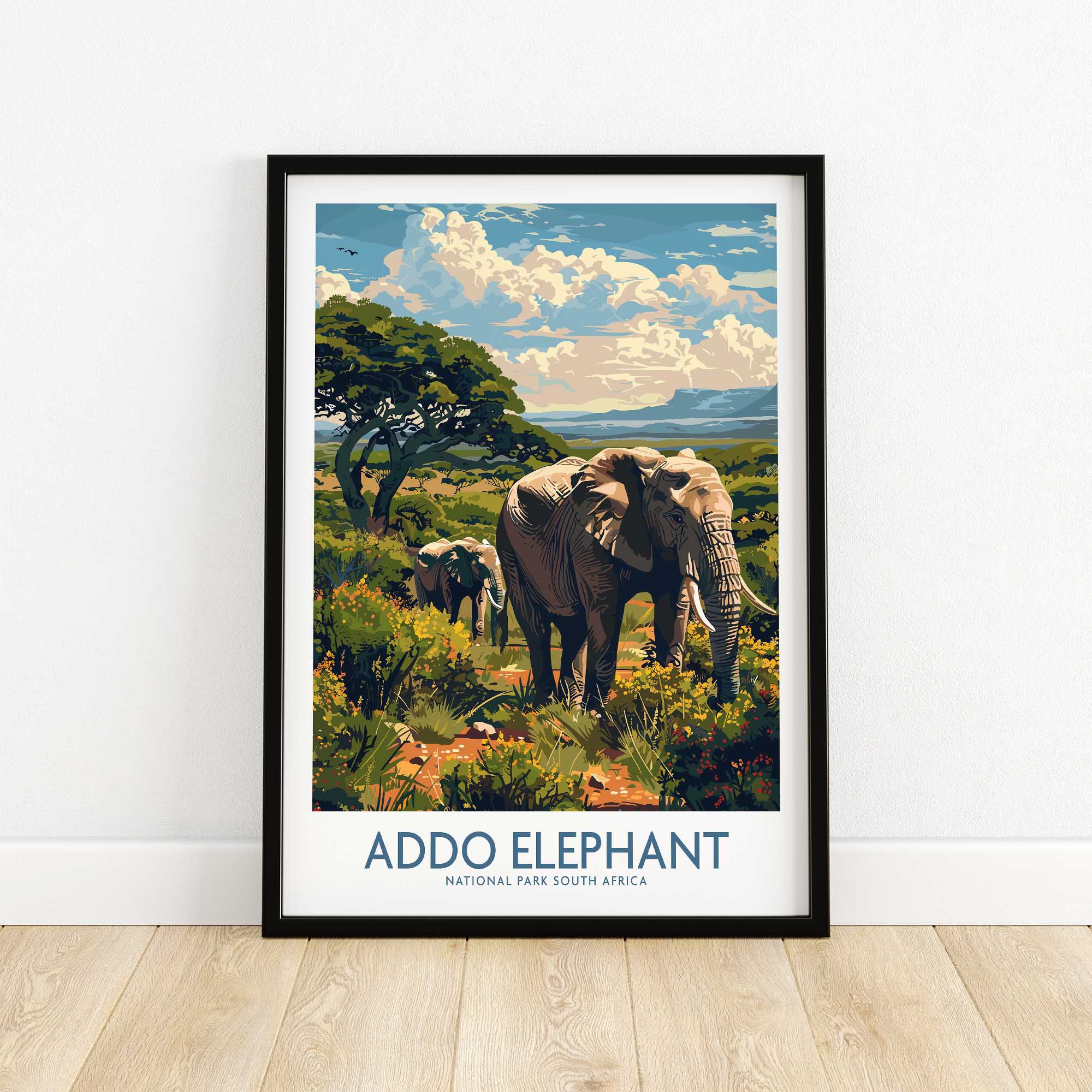 Elephant Print - Addo National Park-This Art World