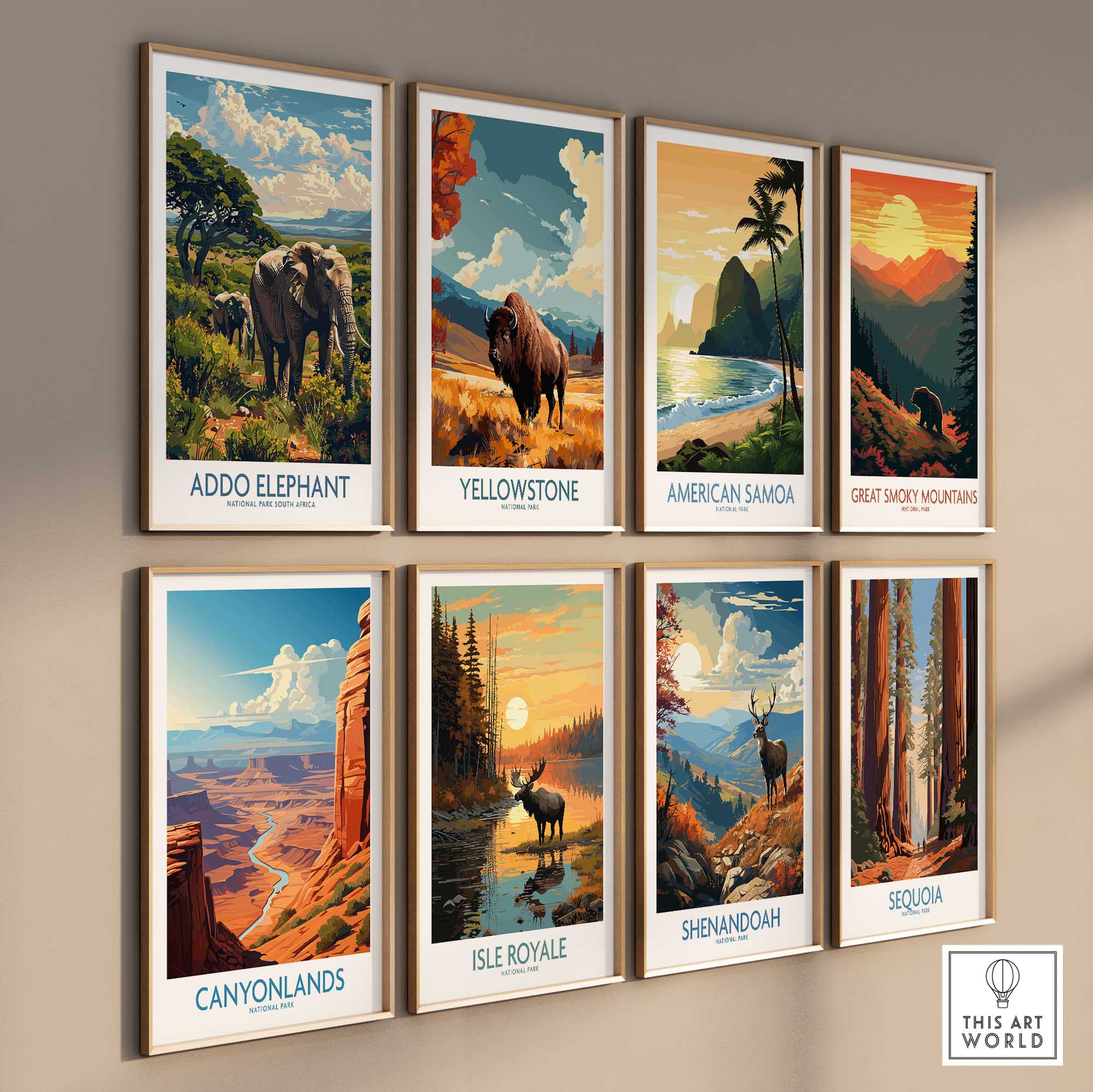 Elephant Print - Addo National Park-This Art World