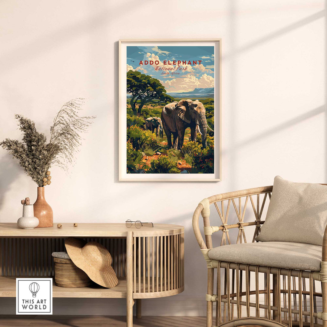 Elephants Poster Addo Elephant National Park-This Art World