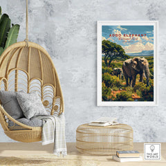 Elephants Poster Addo Elephant National Park-This Art World