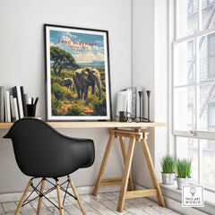 Elephants Poster Addo Elephant National Park-This Art World