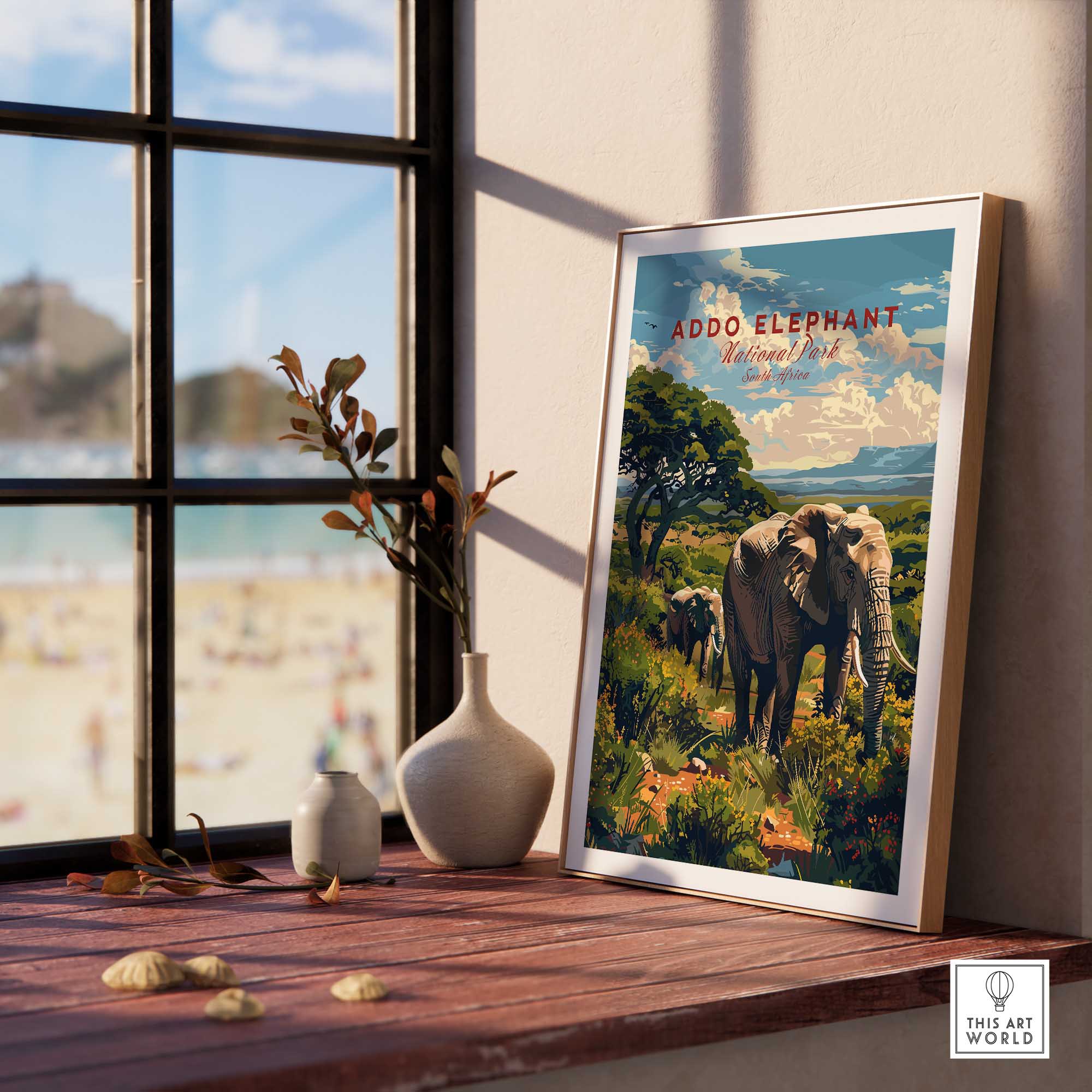 Elephants Poster Addo Elephant National Park-This Art World