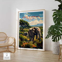 Elephants Poster Addo Elephant National Park-This Art World